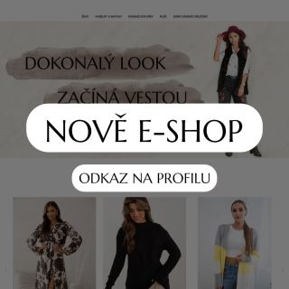 Mám pro vás NOVINKU! Spustila jsem e-shop! 📦Balíčky posílám zatím jen Zásilkovnou. 👗🏠Oblečení si můžete objednat i na...